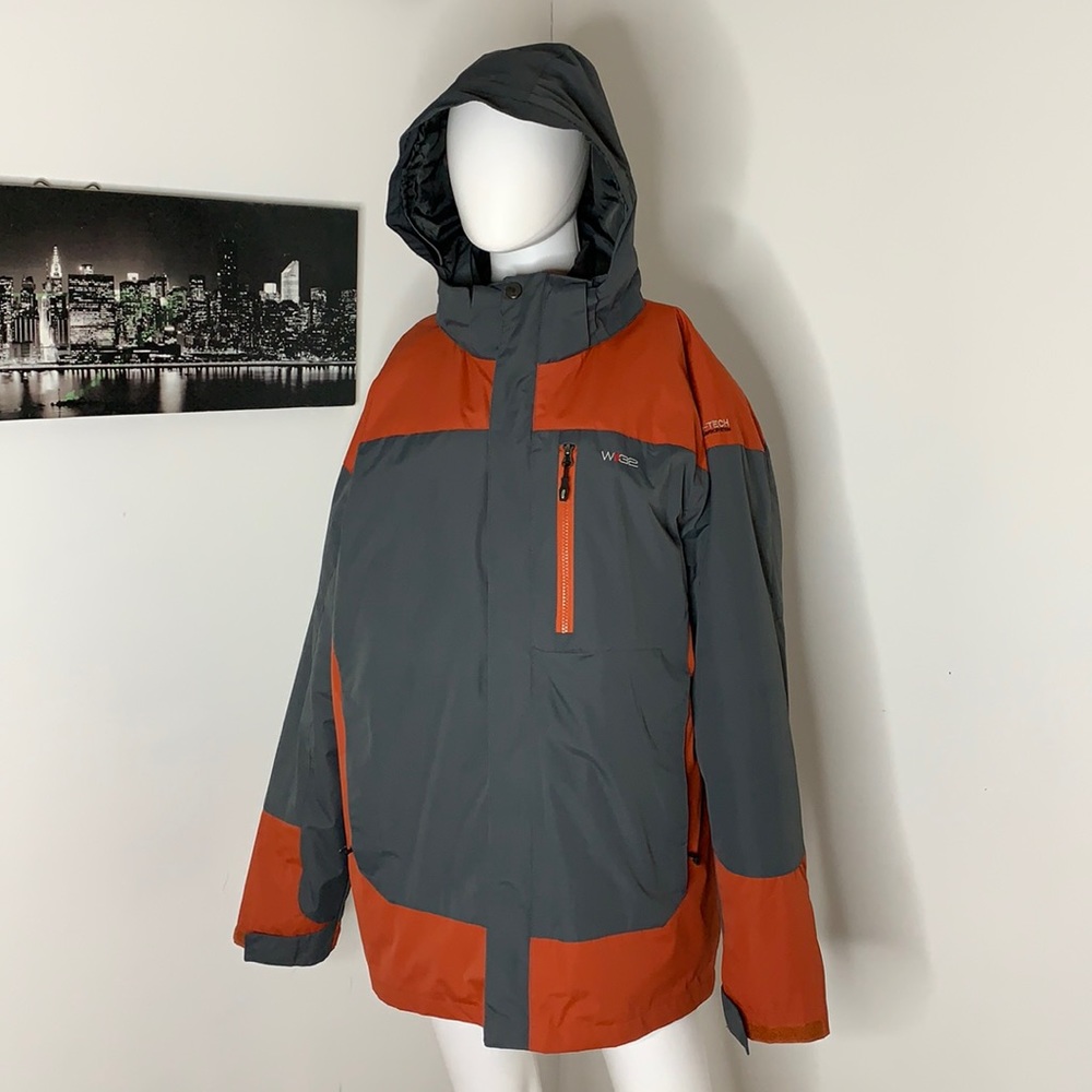 Men’s Weatherproof 32 degrees Performance Heavy 2 in One Winter Coat Size Large